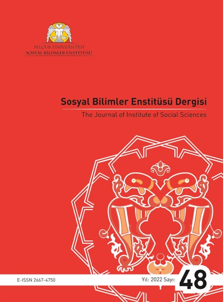 Sosyal Bilimler Enstitüsü Dergisi 2022 yılı 48. sayısı yayınlanmıştır